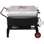 Creole Feast 150 qt Double Sack Crawfish Boiler, Outdoor Stove Propane Gas Cooker, Black Creole Feast