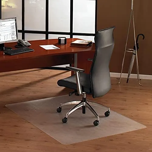 Floortex Cleartex Unomat Anti-Slip Chair Mat for Hard Floors/Flat Pile Carpets, 60 x 48, Clear 