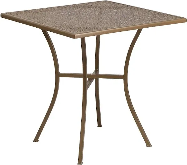 Flash Furniture Square Indoor-Outdoor Steel Patio Table CO-5