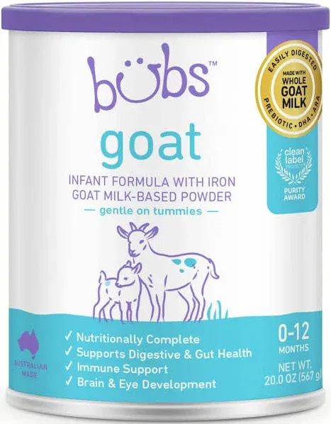 Bubs Goat Milk Infant Formula