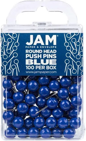 Jam Paper Round Head Push Pins