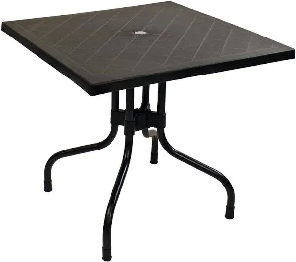 Sunnydaze Decor Square Folding Patio Dining Table SUP-370