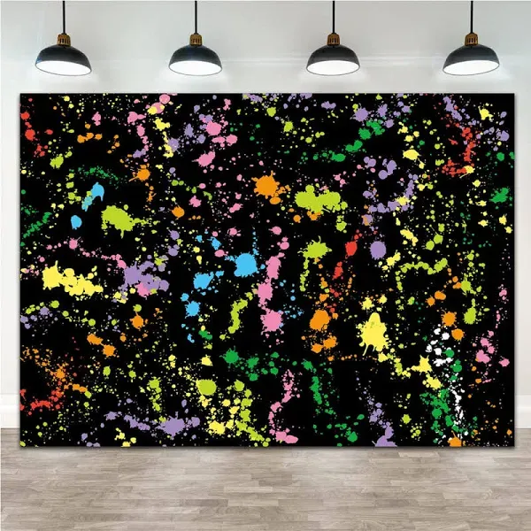 Colorful Paint Splash Backdrop