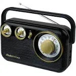 Studebaker Portable AM/FM Radio Black