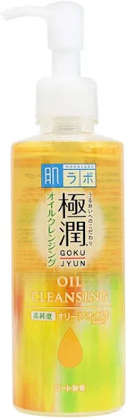 ROHTO Hadalabo Gokujun Cleansing Oil 200ml Unscented 6.76 Fl Oz (Pack of 1)