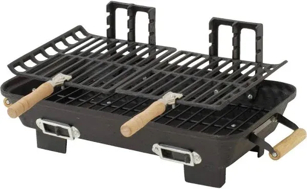 Marsh Allen Kay Home Product's Cast Iron Hibachi Charcoal Grill 30052AMZ