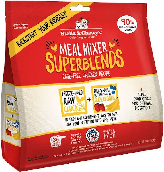 Stella & Chewy's Superblends Cage-Free Chicken Meal Mixers