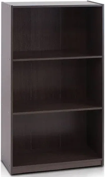 Furinno Basic 3-Tier Bookcase Storage Shelves