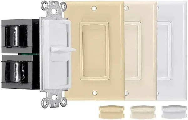 Monoprice Rotary Impedance Matching Speaker Volume Control With Color Kit, Connect Multiple Speaker Pairs to a Single Power Amplifier or Receiver