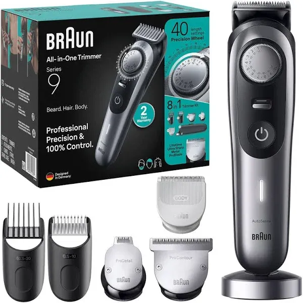 Braun Series 9 9430, All-In-One Electric Grooming Style Kit for Men - Sam's Club