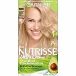 Garnier Nutrisse Nourishing Color Creme, 100 Extra-Light Natural Blonde