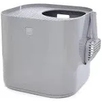 Modkat Litter Box, top-entry, Includes Scoop and Reusable Liner - Gray