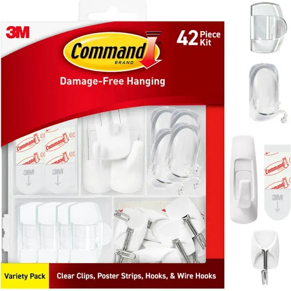 The Container Store Command Hang and Decorate Kit