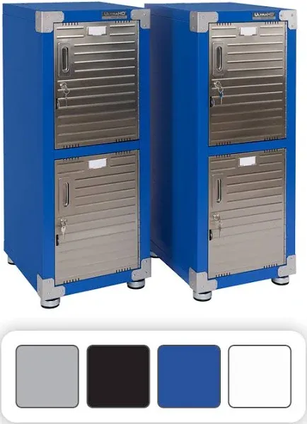 Seville Classics UltraHD 4-Door Stackable Locker Cabinet