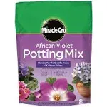 Miracle Gro African Violet Potting Mix 8 qt