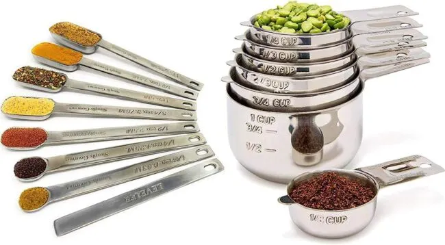 Simply Gourmet Measuring Cups and Spoons Set of 15pc