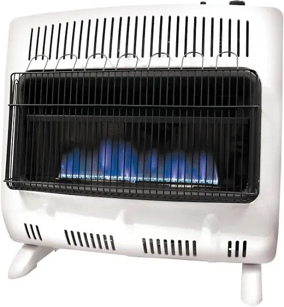 F299730 30,000 BTU Blue Flame Vent Free Propane Heater for Cold Rooms, Additions