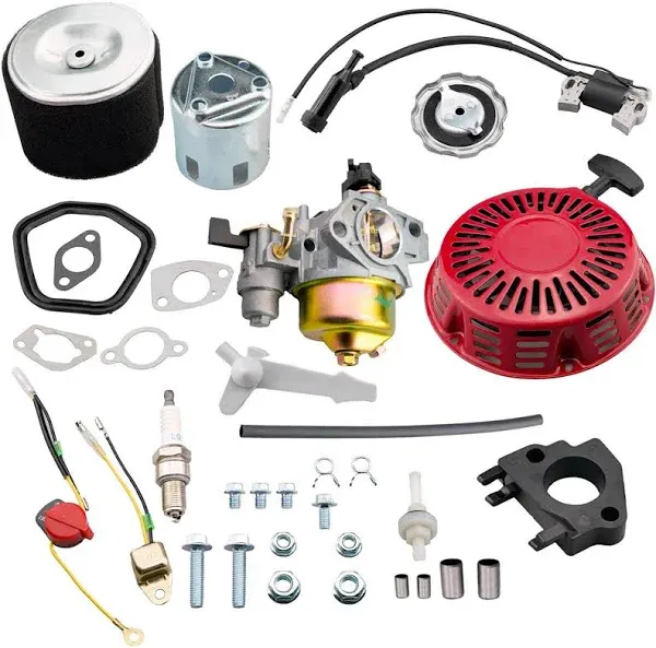 Tapa Recoil Starter Carburetor Ignition Coil Tune Up Kit for Honda GX240 8HP GX270 9Hp Engine