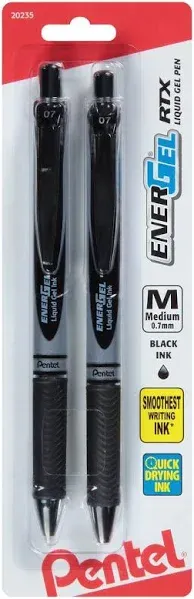 Pentel EnerGel RTX Retractable Gel Pens Medium 660188