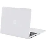 Mosiso Plastic Hard Case Cover Only for MacBook Pro 13 inch with Retina Display No CD-ROM (a1502/a1425), White