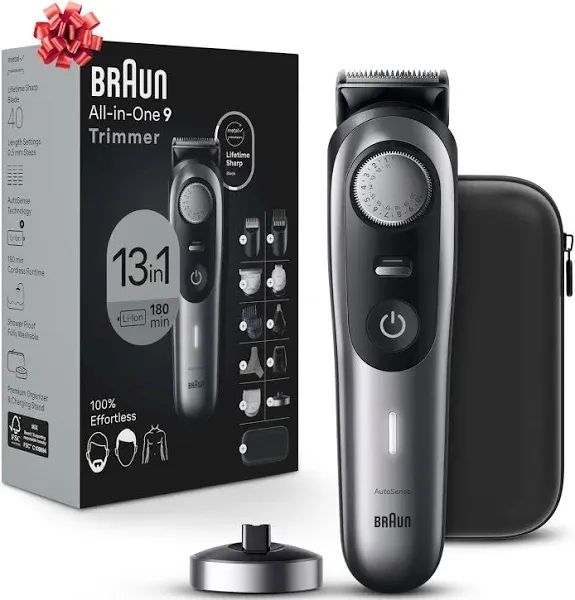 Braun Series 9 9440 All-in-One Style Kit, 13-in-1 Trimmer, 40 Length Settings