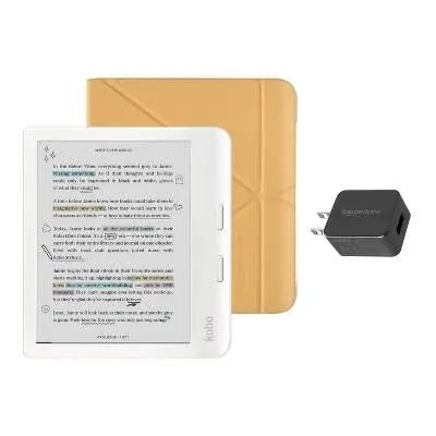 Kobo Libra Colour Black eReader with Case Bundle NEW RETAIL  | eBay