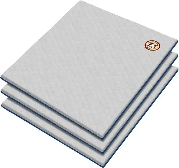 GuineaDad Original Liner - Grey Fleece Guinea Pig Bedding - Reusable Guinea Pig Cage Liner - Extra Absorbent with Waterproof Bottom - Small Pet