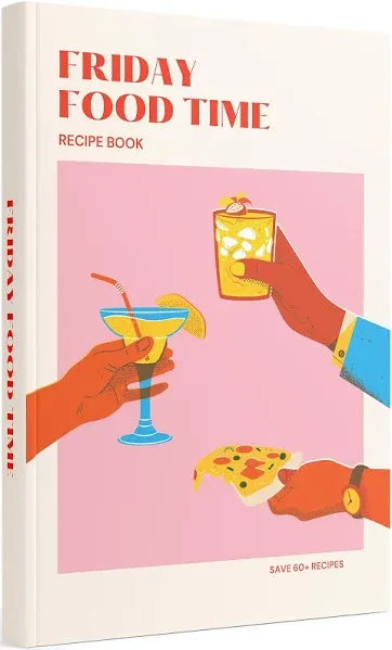 Lamare Blank Recipe Book to Write in your Own Recipes, Cute Empty Cook Books Blank - 60+ Recipe Book Blank Cookbooks for Family Recipes, 8x6 Hardcover Recipe notebook to Write Your Own Recipes