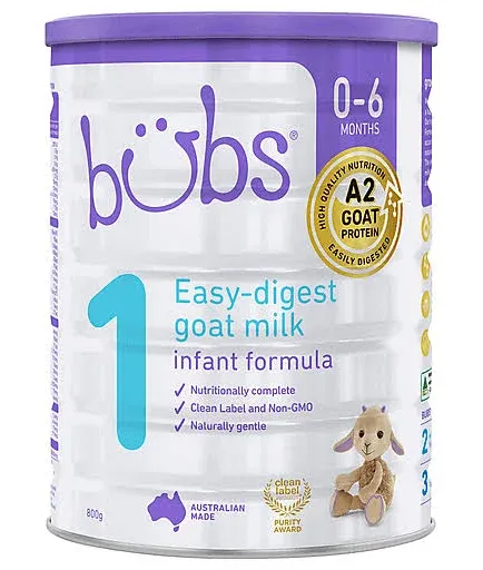 Aussie Bubs Goat Milk Infant Formula Stage 1