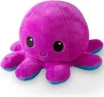 Reversible Octopus Plush Purple & Blue