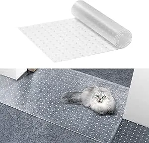 VEVOR Carpet Protector for Pets, 24&#034; x 12&#039; PVC Scratch-Proof Cat Carpet Protecto