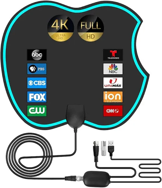 2024 Upgraded Indoor TV Antenna