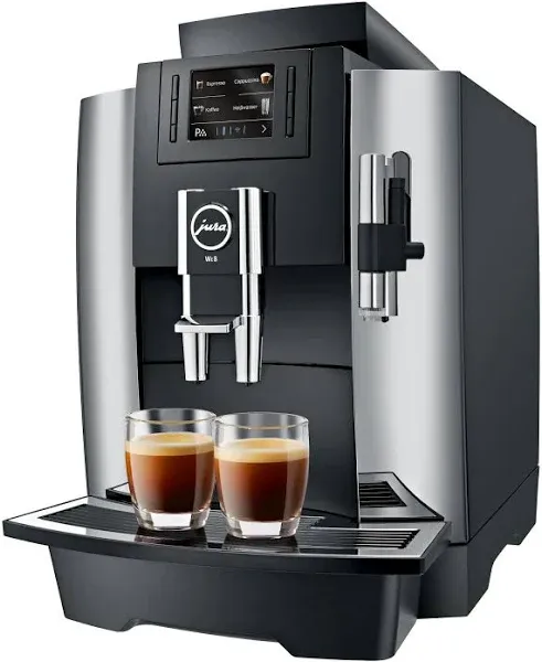 Jura 15145 Automatic Coffee Machine WE8, Chrome, 101 oz