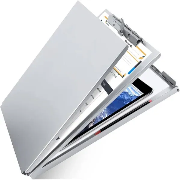 Sunnyclip Aluminum Clipboard with Storage Form Holder