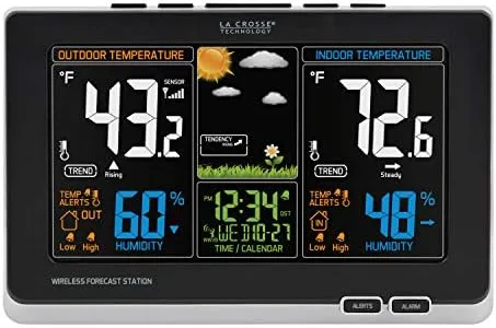 La Crosse Technology Wireless Color Weather Station, Accurate Indoor/Outdoor For