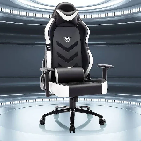 Big and Tall Gaming Chair with Footrest 350Lbs-Racing Computer Gamer Chair, Ergo