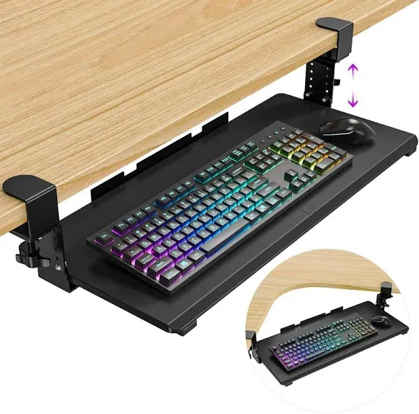 Snughome Height Adjustable Keyboard Tray