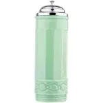 Tablecraft Jadeite Glass Collection Straw Jar