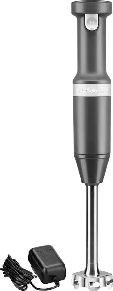 KitchenAid - Cordless Variable Speed Hand Blender - Onyx Black