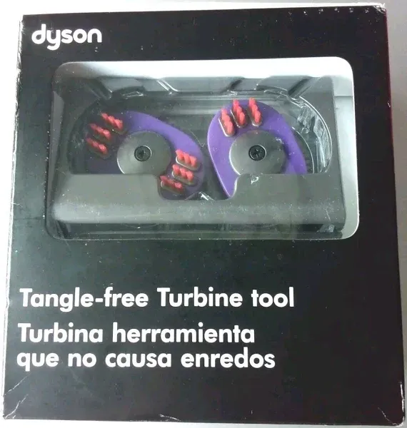 Dyson Tangle-Free Turbine Tool+ Vacuum Cleaner Pet Hair Car Attachment Rotating 