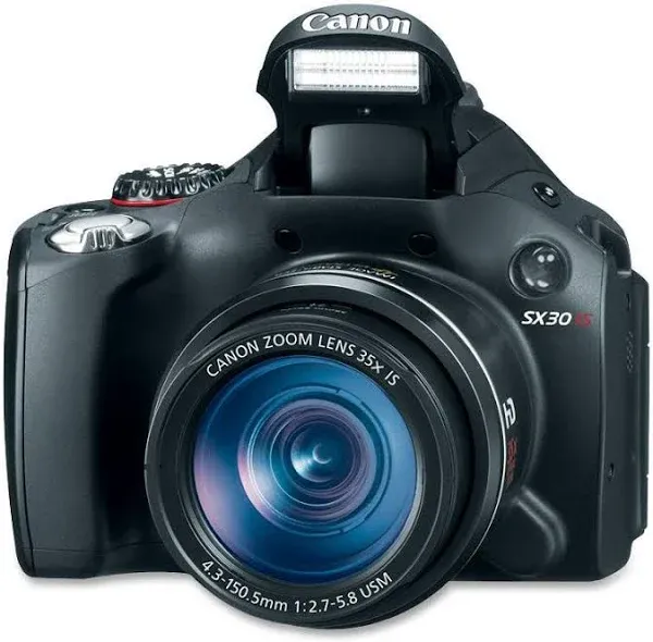 Canon SX30IS 14.1MP Digital Camera with 35x Wide Angle Optical Image Stabilized Zoom and 2.7 Inch Wide LCD (OLD MODEL)