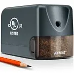 AFMAT Electric Heavy Duty, Classroom Pencil Sharpener for 6.5-8Mm No.2 (Gray)