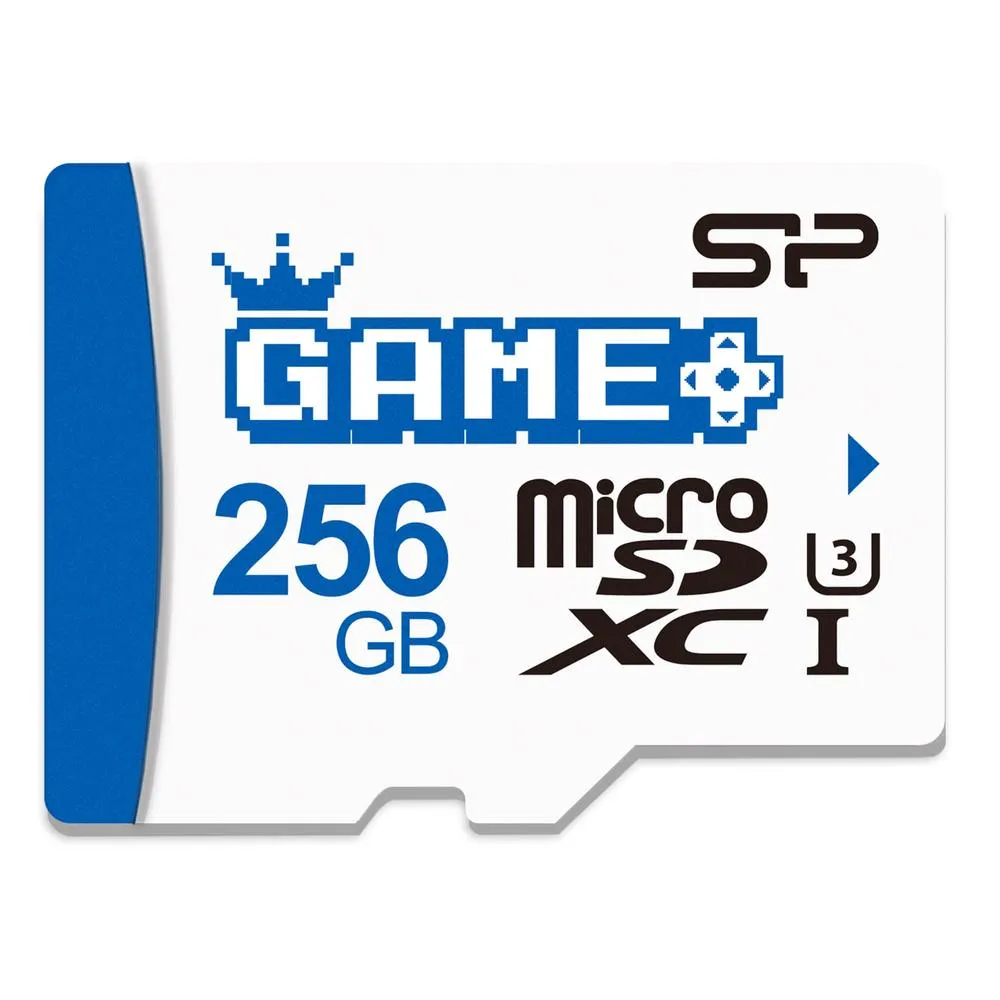 Silicon Power SDXC Micro SD Card Gaming Memory Card with Adapter Compatible