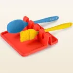 Zulay Kitchen Silicone Utensil Rest with Drip Pad - Red