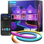 Govee Outdoor Neon Rope Lights 32.8Ft RGBIC IP67 Waterproof Neon 64+ Scenes