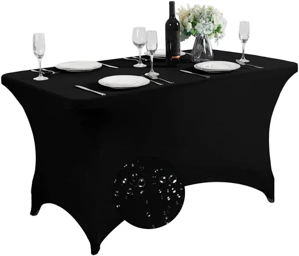 6 ft Rectangular Fitted Spandex Tablecloth