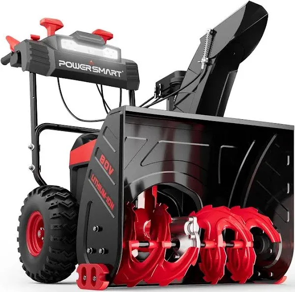 PowerSmart 24-Inch 2-Stage 80V Cordless Snow Blower,Without Battery and Charger