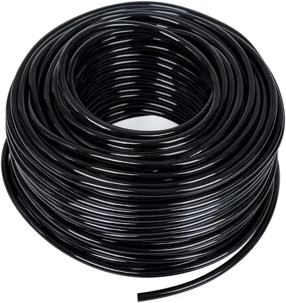 MIXC 200ft 1/4 inch Blank Distribution Tubing Drip Irrigation Hose Garden Watering Tube Line