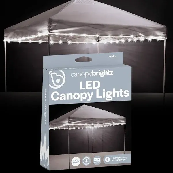 Brightz CanopyBrightz LED Light String for Outdoor Canopies, Battery Operated