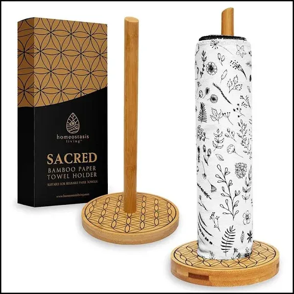 Homeostasis Living Bamboo Paper Towel Holder